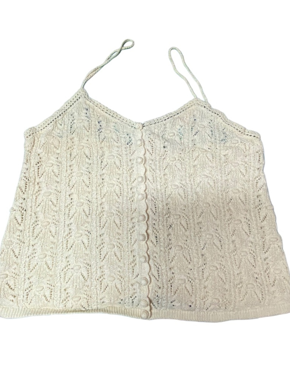 ー
Sezane
Sezane Francisco Ivory Cream knit Tank top Cottagecore
Boho Size Medium - Picture 2 of 6